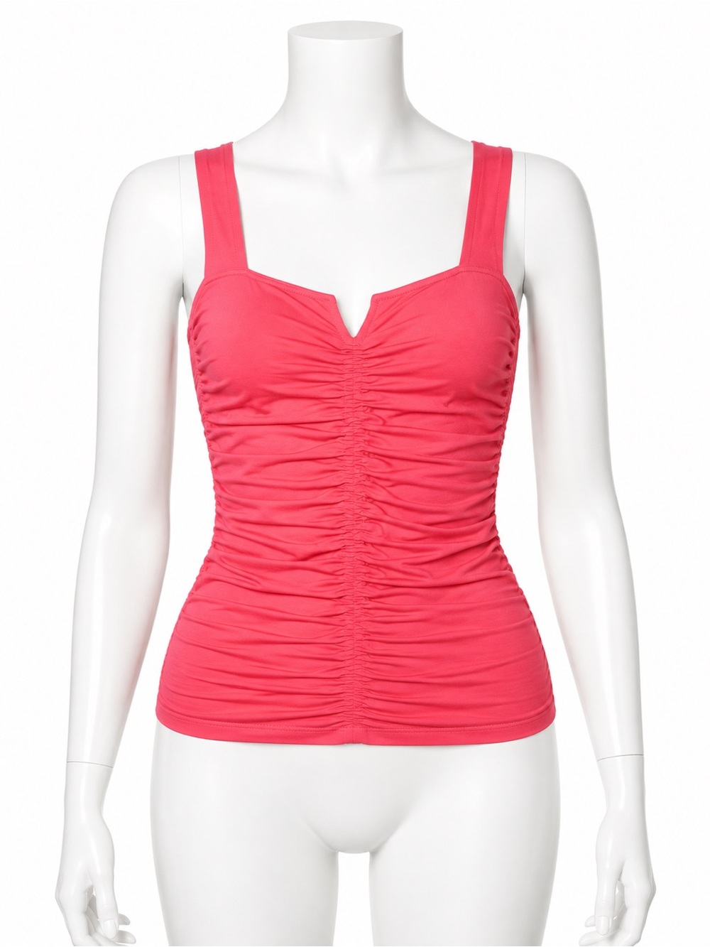 VENUS Pink Ruched Tank Top